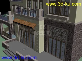 3D打印模型别墅的图片