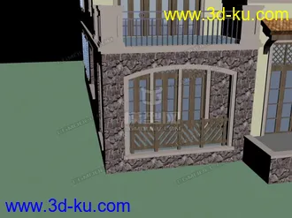 3D打印模型别墅的图片