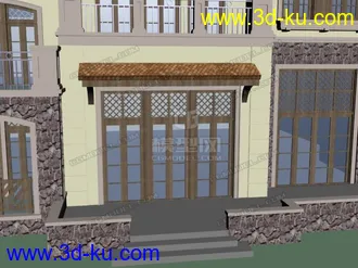 3D打印模型别墅的图片