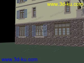 3D打印模型别墅的图片