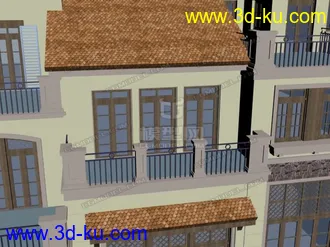 3D打印模型别墅的图片