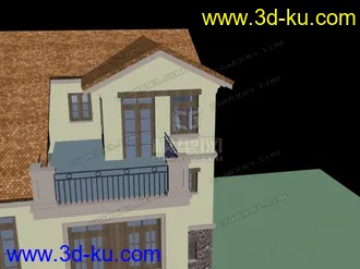 3D打印模型别墅的图片