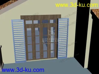 3D打印模型别墅的图片