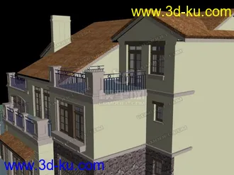 3D打印模型别墅的图片