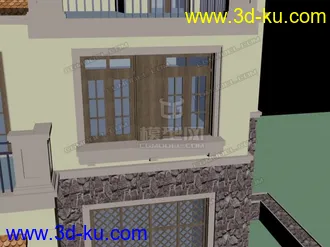 3D打印模型别墅的图片