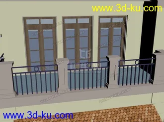 3D打印模型别墅的图片