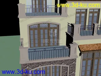 3D打印模型别墅的图片