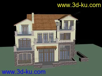 3D打印模型别墅的图片