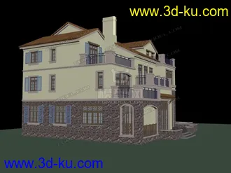 3D打印模型别墅的图片