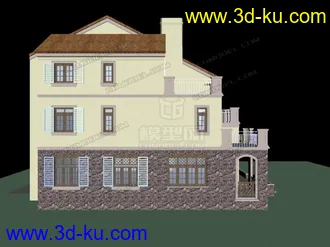 3D打印模型别墅的图片