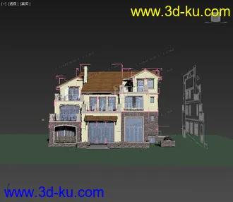 3D打印模型别墅的图片