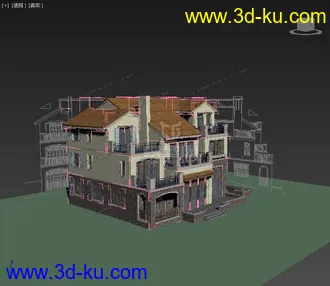 3D打印模型别墅的图片