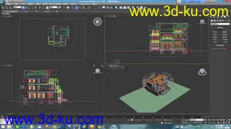 3D打印模型别墅的图片