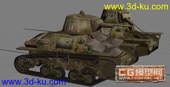 《战地１９４２》16-40轻型坦克模型的图片1