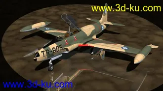 3D打印模型Lockheed _T-33的图片