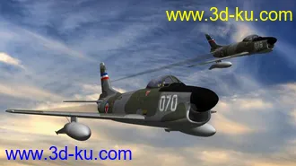 3D打印模型F86D 战斗机的图片