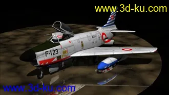 3D打印模型F86D 战斗机的图片