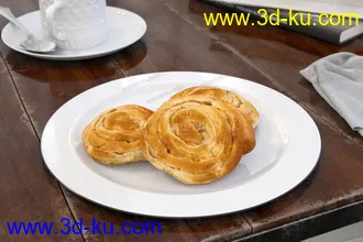 3D打印模型免费影视级-食物-面包-蛋糕-餐具-厨房的图片