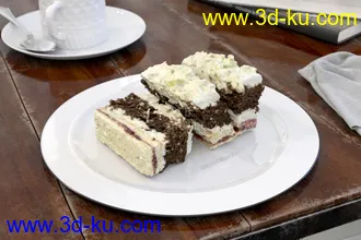 3D打印模型免费影视级-食物-面包-蛋糕-餐具-厨房的图片