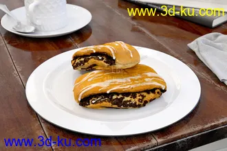 3D打印模型免费影视级-食物-面包-蛋糕-餐具-厨房的图片