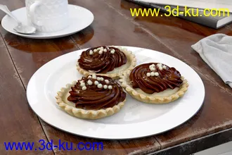 3D打印模型免费影视级-食物-面包-蛋糕-餐具-厨房的图片