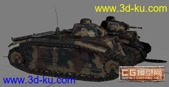 3D打印模型《战地１９４２》坦克的图片