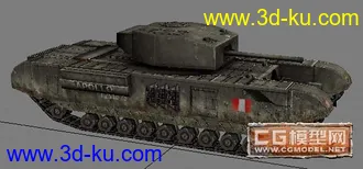 3D打印模型《战地１９４２》邱吉尔坦克的图片
