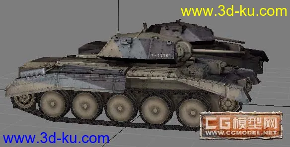 《战地１９４２》十字军坦克模型的图片1