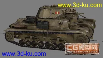 3D打印模型《战地１９４２》m13-40轻型坦克的图片
