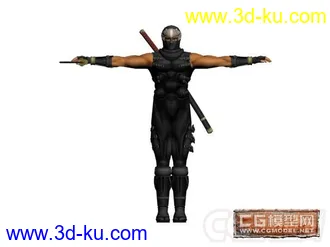 3D打印模型【卡尔共享6】《DOA3》之Ryu[xbox忍者龙剑传造型][XBOX游戏机][日本Tecmo]的图片