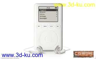 一个IpodMP3模型的图片
