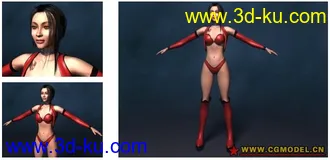 3D打印模型女性Dominique高模……泪奔的图片