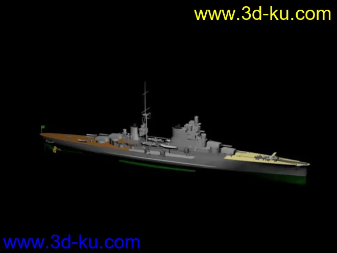 二战战列舰模型的图片1