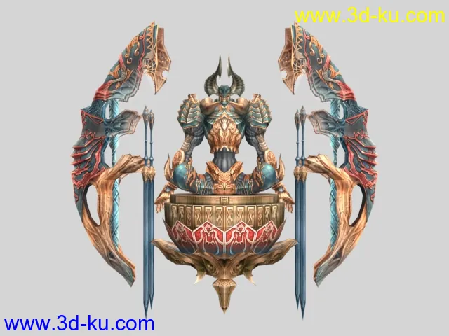 【卡尔共享25】《最终幻想12》召唤兽-金牛座轮回王(Duma)[PS2游戏机][日本SE]模型的图片2
