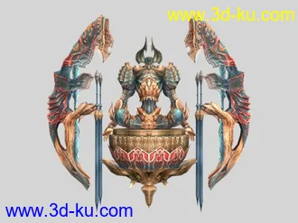 3D打印模型【卡尔共享25】《最终幻想12》召唤兽-金牛座轮回王(Duma)[PS2游戏机][日本SE]的图片