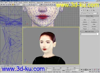 3D打印模型跳舞女孩的图片