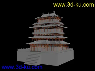 发点古建模型的图片