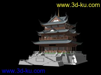 发点古建模型的图片