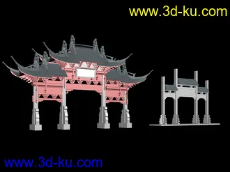 继续发古建模型的图片