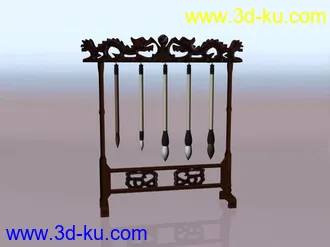 3D打印模型上传民俗的精髓的饰物模含贴图的图片