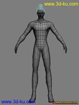 3D打印模型人物素模的图片