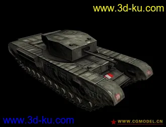 3D打印模型Churchill Tank的图片