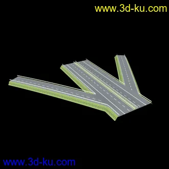 3D打印模型高速公路的全部组件的图片