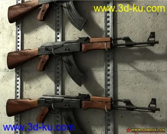 3D打印模型Ak-47 kalashnikov的图片