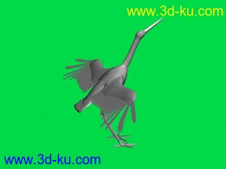 3D打印模型仙鹤的图片
