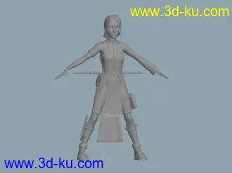3D打印模型一个女道士的图片