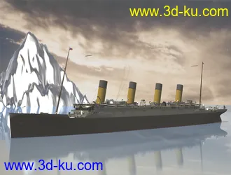 电影级船只模型：泰坦尼克号的图片