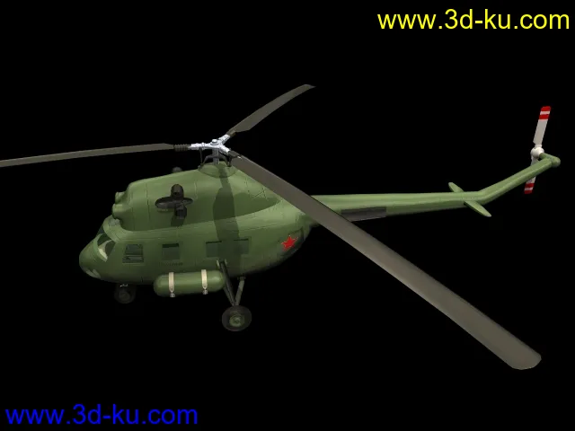 美国viewpoint模型库里的几架直升飞机的图片3