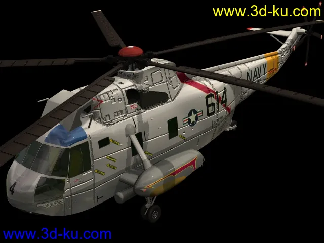 美国viewpoint模型库里的几架直升飞机的图片4