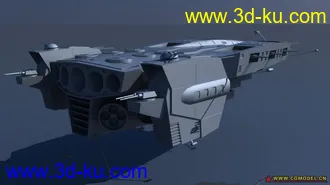 3D打印模型高达 多罗斯号 素模 obj格式 1.9W面的图片